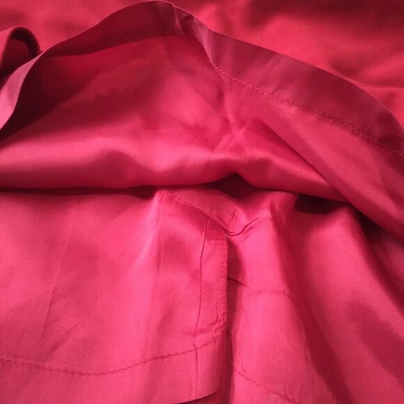 Vintage Casual Corner Bright Red Classic Above Knee Length Pure Wool Mark Skirt - Picture 8 of 15